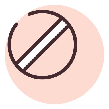 Beyaz arkaplan üzerindeki bir sayfayı, illüstrasyonu, vektörü engelle.