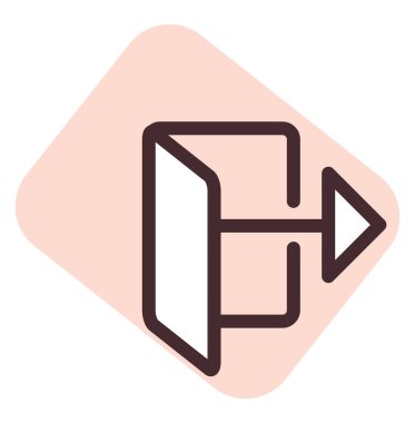 Sosyal medya izin düğmesi, illüstrasyon, beyaz arkaplan üzerindeki vektör.