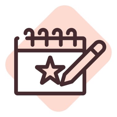 Olayı, illüstrasyonu, beyaz arkaplan üzerindeki vektörü düzenle.