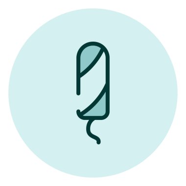 Kadın tamponları, illüstrasyon, beyaz arka planda vektör..