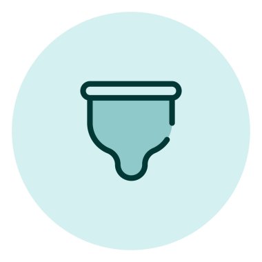 Kadın tamponları, illüstrasyon, beyaz arka plandaki vektör..