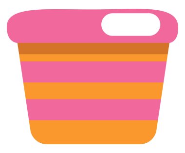 Lezzetli pastane pastası, illüstrasyon, beyaz arka planda vektör..