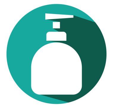 Sıvı sabun, illüstrasyon, beyaz arkaplan üzerindeki vektör.