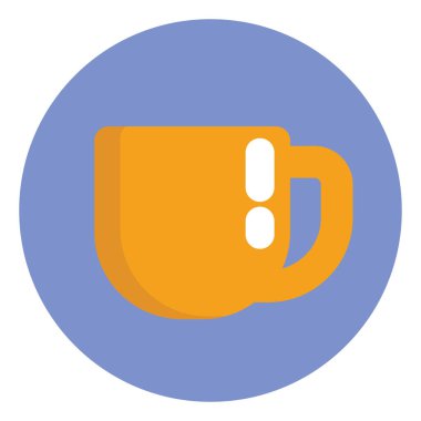 Kahvaltı çayı, illüstrasyon, beyaz arka planda vektör..