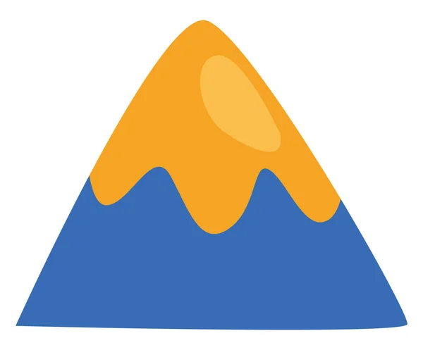 Camping Montagne Illustration Vecteur Sur Fond Blanc — Image vectorielle