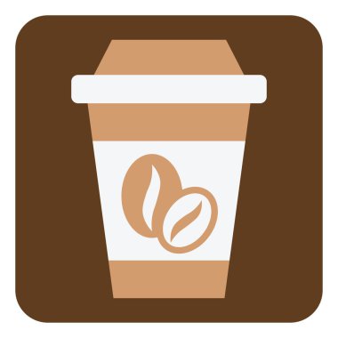 Paket kahve, illüstrasyon, beyaz arka planda vektör..