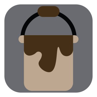 Mühendislik boyası, illüstrasyon, beyaz arkaplanda vektör..