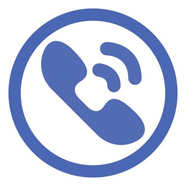 Telefon çalması, illüstrasyon, beyaz arkaplandaki vektör.