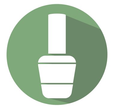 Kozmetik oje, illüstrasyon, beyaz arka planda vektör..