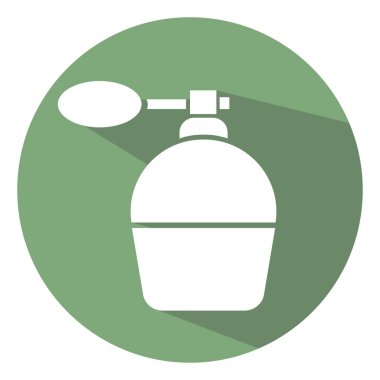 Kozmetik parfüm, illüstrasyon, beyaz arkaplanda vektör.