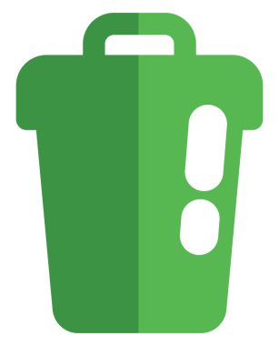 Ekoloji kutusu, illüstrasyon, beyaz arkaplan üzerindeki vektör.