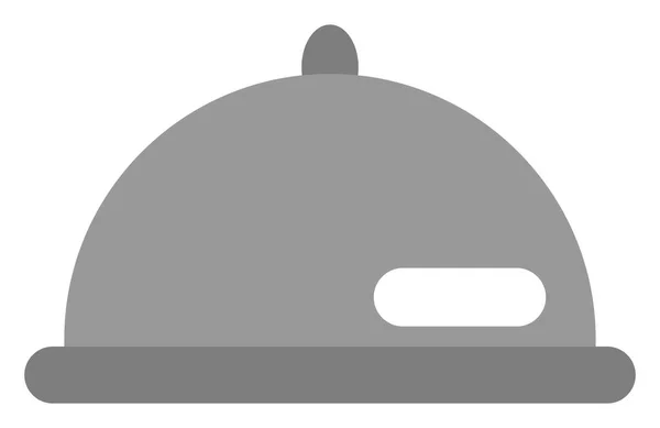 白色背景上的食物盘 — 图库矢量图片