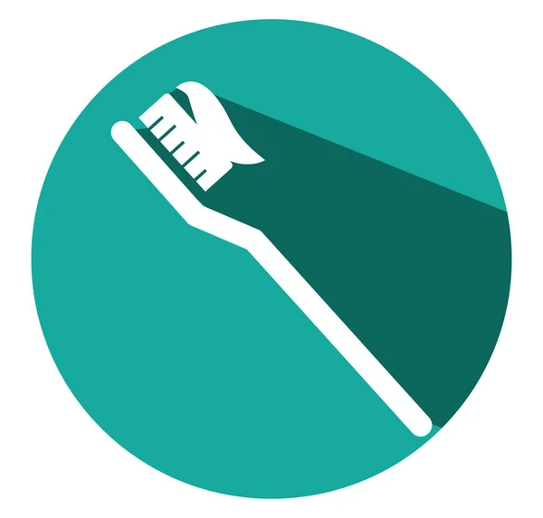 Dental Brush Illustration Vector White Background — Stock Vector