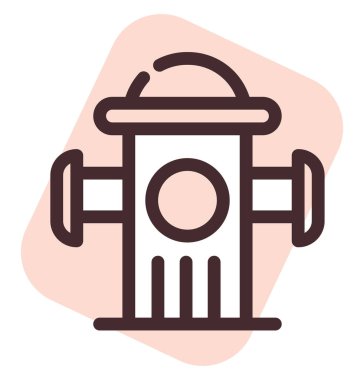 Su musluğu, illüstrasyon, beyaz arkaplandaki vektör..