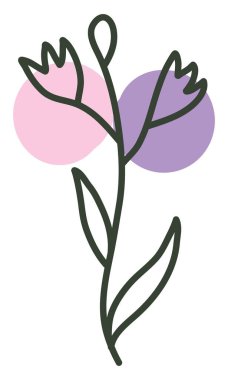 Güneşli çiçek, illüstrasyon, beyaz arkaplandaki vektör.