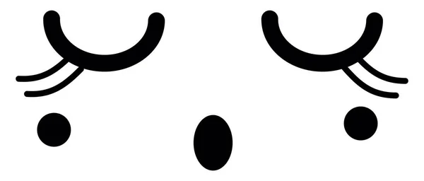 Schlafende Emojis Illustration Vektor Auf Weißem Hintergrund — Stockvektor