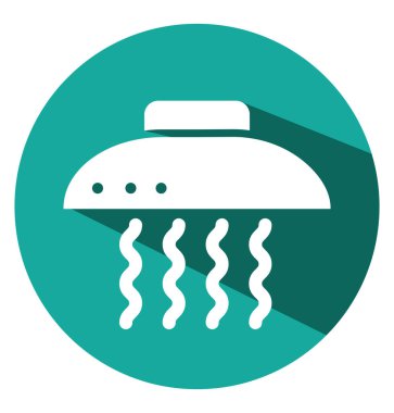 Otel sökücü kaputu, illüstrasyon, beyaz arkaplan üzerindeki vektör.