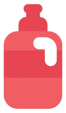 Sıvı sabun, illüstrasyon, beyaz zemin üzerindeki vektör..