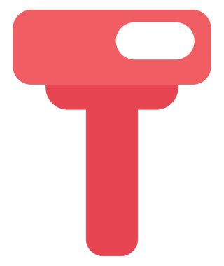 Tıraş bıçağı, illüstrasyon, beyaz arka planda vektör.