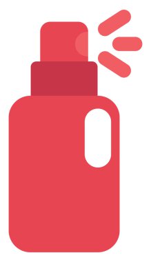 Hijyen spreyi, illüstrasyon, beyaz arka planda vektör..