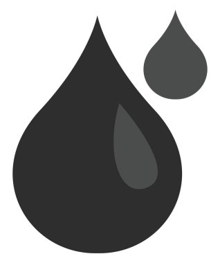 Endüstriyel petrol, illüstrasyon, beyaz zemin üzerindeki vektör.