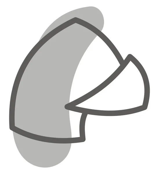 白色背景上的金属头盔 — 图库矢量图片