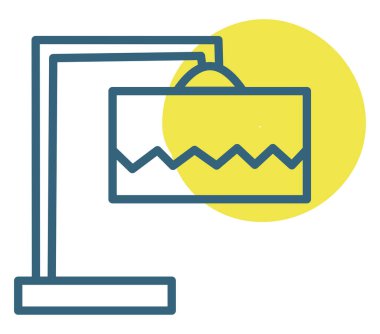 Son lamba, illüstrasyon, beyaz arkaplandaki vektör.