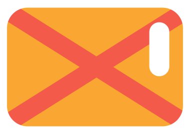 Beyaz arkaplan üzerinde lojistik mektup, illüstrasyon, vektör.