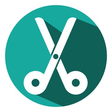 Video kesimi, illüstrasyon, beyaz arkaplan üzerindeki vektör.