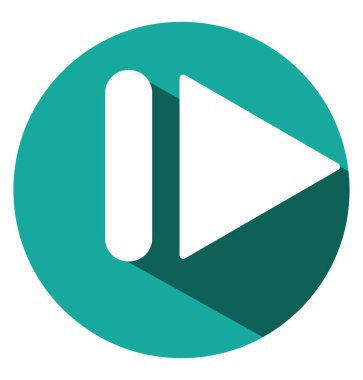 Hızlı ileri alma seçeneği, illüstrasyon, beyaz arkaplan üzerindeki vektör.