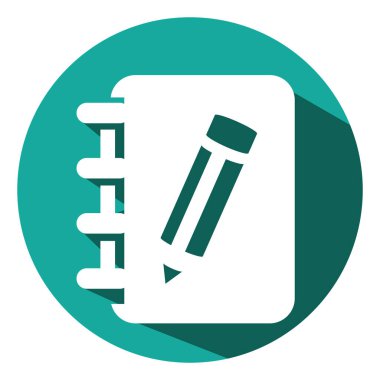 Mobil notlar, illüstrasyon, beyaz arkaplan üzerindeki vektör.