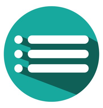 Mobil çalma listesi, illüstrasyon, beyaz arkaplan üzerindeki vektör.