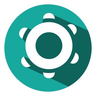 Mobil ayarlar, illüstrasyon, beyaz arkaplan üzerindeki vektör.