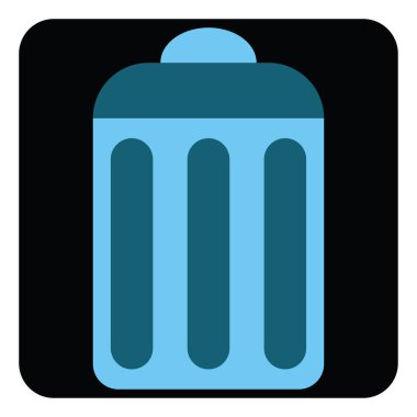 Telefon geri dönüşüm kutusu, illüstrasyon, beyaz arkaplan üzerindeki vektör.