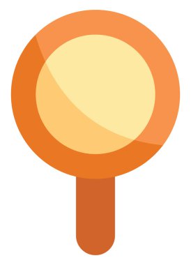 Ofis büyüteci, illüstrasyon, beyaz arkaplan üzerindeki vektör.