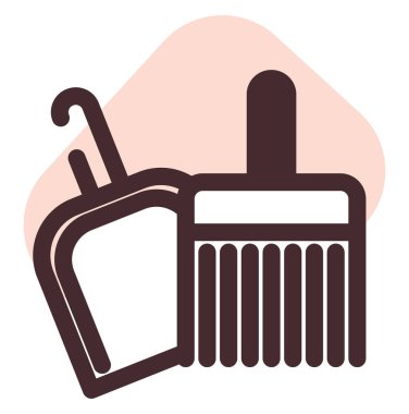 Hayvan temizleme çantası, illüstrasyon, beyaz arkaplan üzerindeki vektör.