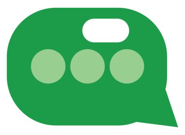 Telefon mesajları, illüstrasyon, beyaz arkaplan üzerindeki vektör.