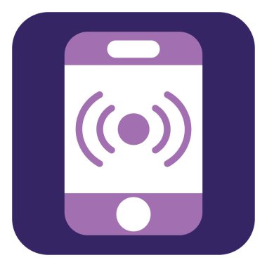 Canlı podcast, illüstrasyon, beyaz arkaplan üzerindeki vektör.