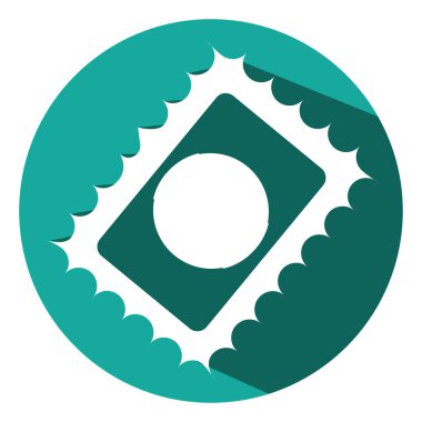 Nakliye pulu, illüstrasyon, beyaz arkaplan üzerindeki vektör.