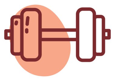 Salon dambılları, illüstrasyon, beyaz arkaplan üzerindeki vektör.