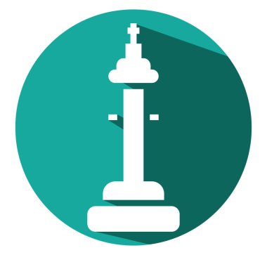 Satranç sporu, illüstrasyon, beyaz arkaplandaki vektör.