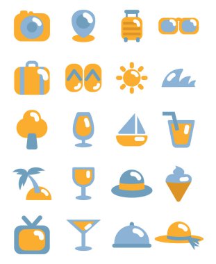 Neşeli yolculuk, illüstrasyon, beyaz arkaplandaki vektör.