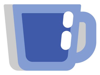 Sıcak kış çayı, illüstrasyon, beyaz arka planda vektör..