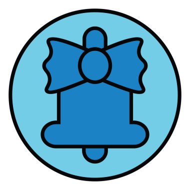 Kış çanı, illüstrasyon, beyaz arkaplandaki vektör.