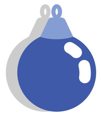 Kış dekorasyonu, illüstrasyon, beyaz arkaplandaki vektör.