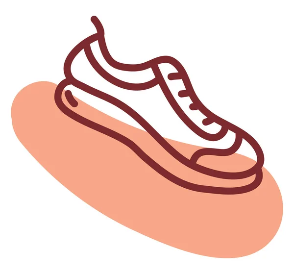 Chaussures Course Illustration Vecteur Sur Fond Blanc — Image vectorielle