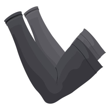 Beyaz arkaplan üzerinde egzersiz kolu, illüstrasyon, vektör.