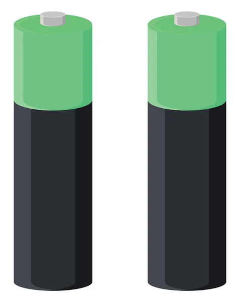 Batterie Illustration Vecteur Sur Fond Blanc — Image vectorielle