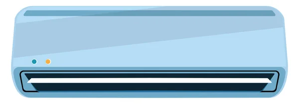 Blaue Klimaanlage Illustration Vektor Auf Weißem Hintergrund — Stockvektor