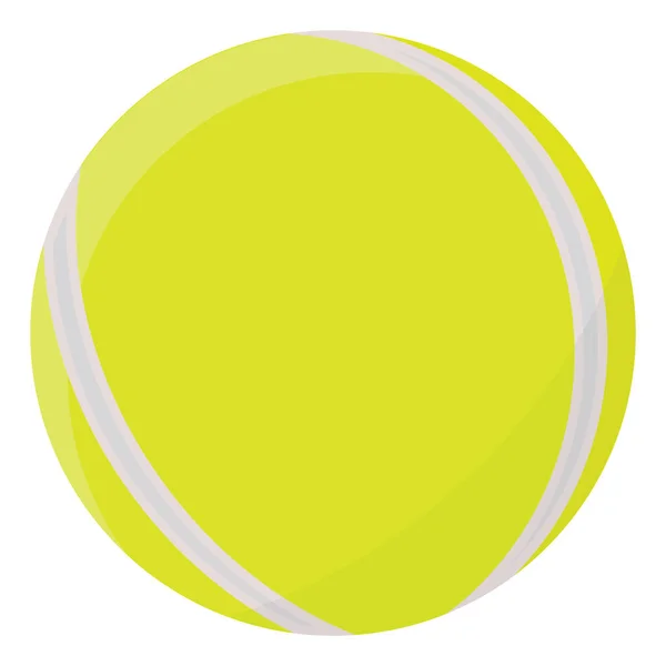 Tennis Bal Illustratie Vector Een Witte Achtergrond — Stockvector